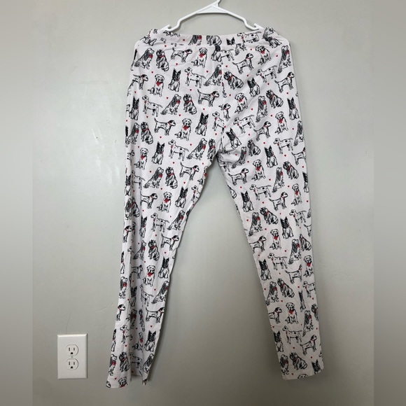 Pajama pants with cute dog and heart print. - Picture 4 of 5